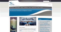 Desktop Screenshot of ccme.be