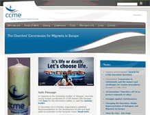 Tablet Screenshot of ccme.be