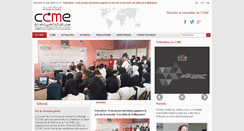 Desktop Screenshot of ccme.org.ma