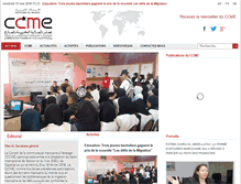 Tablet Screenshot of ccme.org.ma